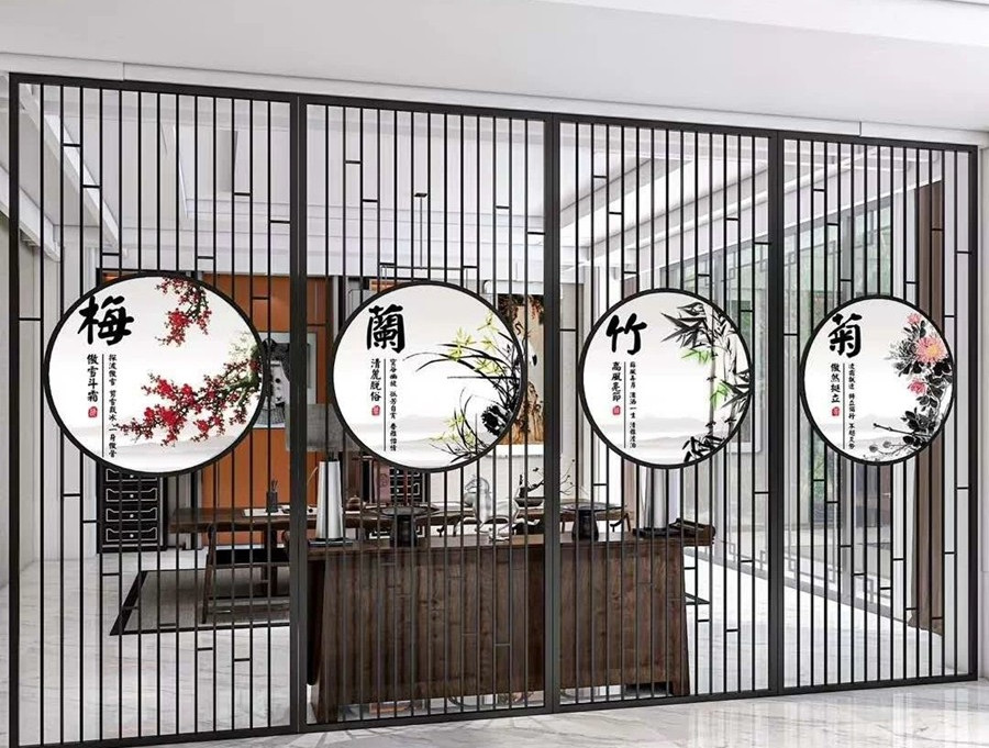 什么是新中式不锈钢屏风？
