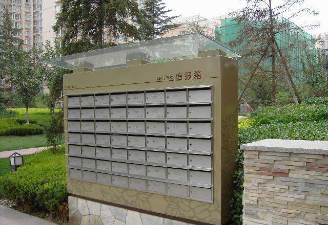 不锈钢信报箱的定制和安装