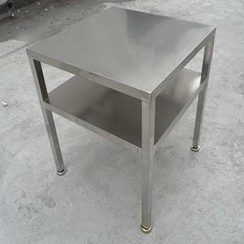 定制二层台面小工作台不锈钢桌子
