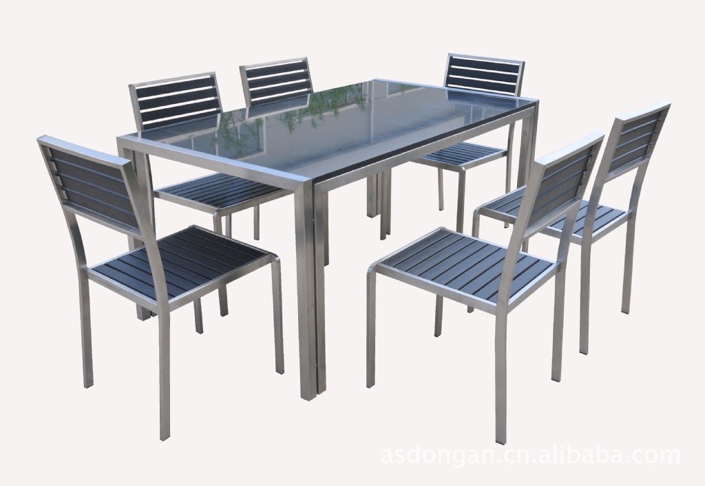 不锈钢客厅餐桌