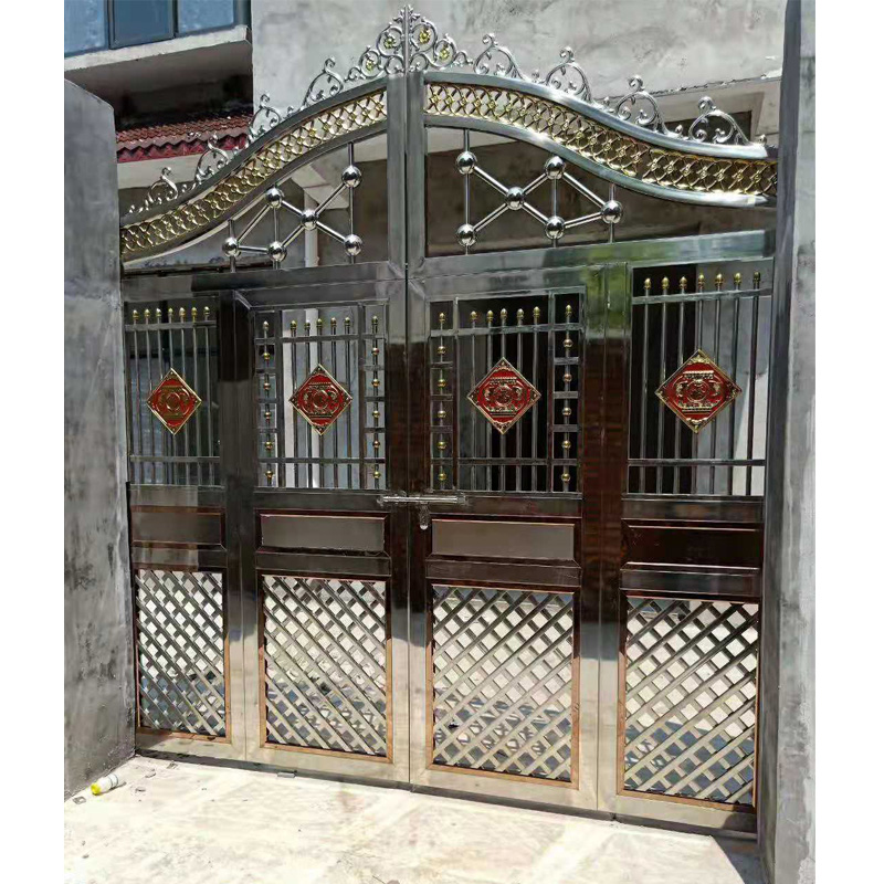 色泽鲜艳、高贵雅致-不锈钢大门