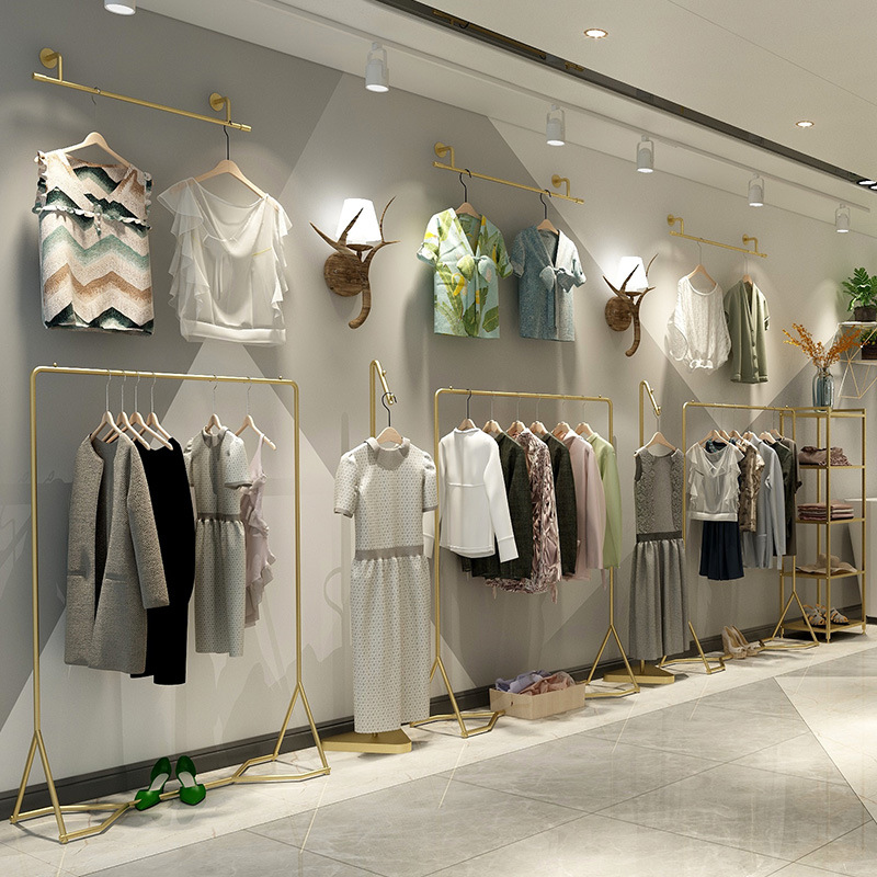 不锈钢服装展示架